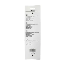 Benson Thermometer - Metaal - Zwart - 30 Cm - Binnen/buiten
