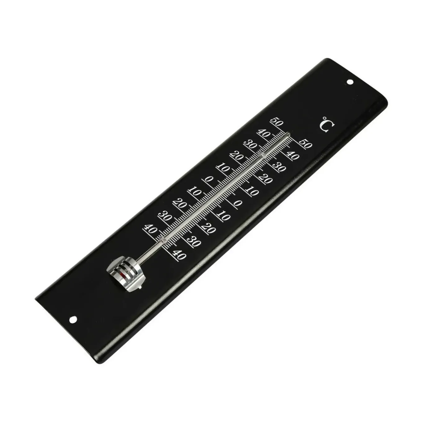 Benson Thermometer - Metaal - Zwart - 30 Cm - Binnen/buiten