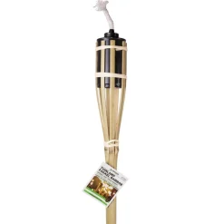 Benson Tuinfakkels - 3x - Olie - Bamboe - Navulbaar - 120 Cm