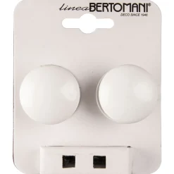 Bertomani Meubelknop - Aluminium - Wit - 35mm - Set van 2