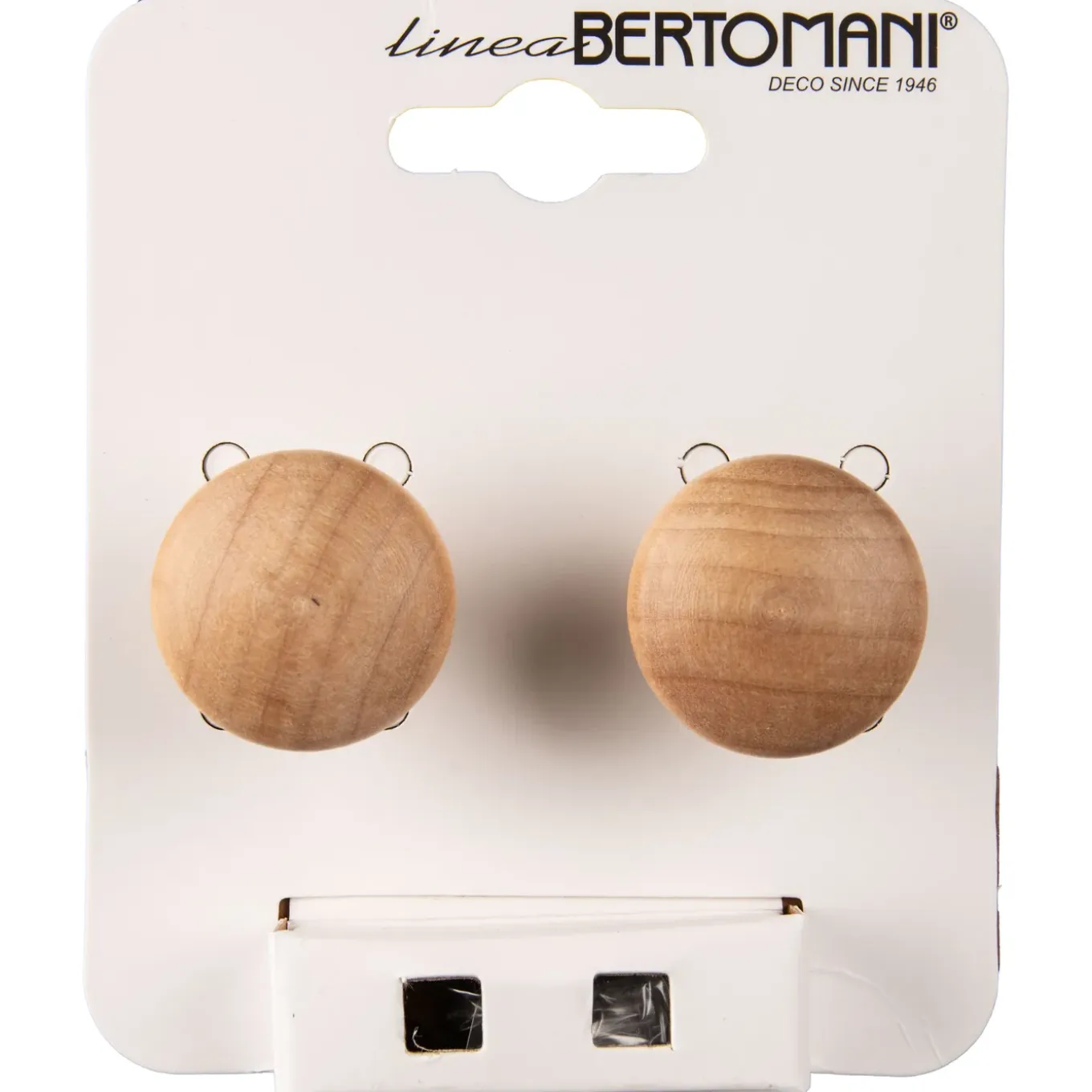 Bertomani Meubelknop - Beukenhout - 30mm - Set van 2