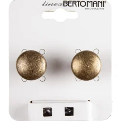 Bertomani Meubelknop - Zamak - Verbronsd - 25mm - Set van 2