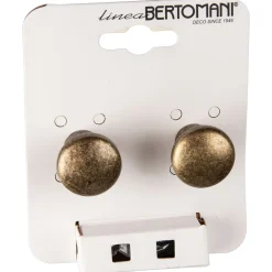 Bertomani Meubelknop - Zamak - Verbronsd - 25mm - Set van 2