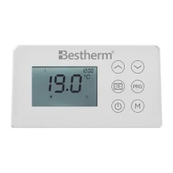 BESTHERM - Radiator - Gietijzeren Radiator + Folie - Wandmontage - 1000w - Wit - Nemesis