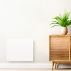 BESTHERM - Radiator - Keramische Inertieradiator - Wifi - Wandmontage - 1000w - Wit - Illo Connect