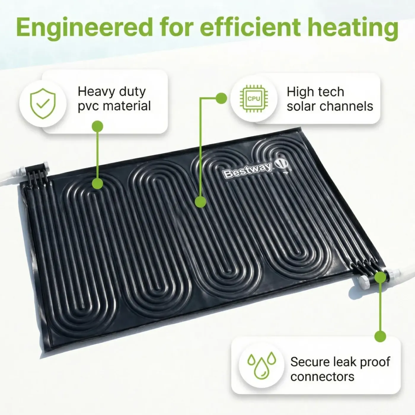 Bestway Power Steel Rechthoekig - 640x274x132 Cm - 8-delig S598