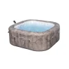 Bestway Spa Lay-Z Rome EnergySense AirJet - Grijs - 6 Personen - 180x71 cm