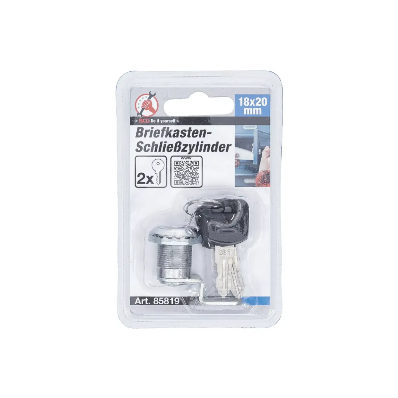 Bgs Brievenbusslot Cilinderslotje 18 X 20 Mm (bgs-85819)
