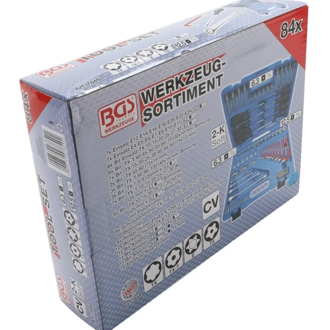 BGS technic Bgs Gereedschapkoffer 84 Delig