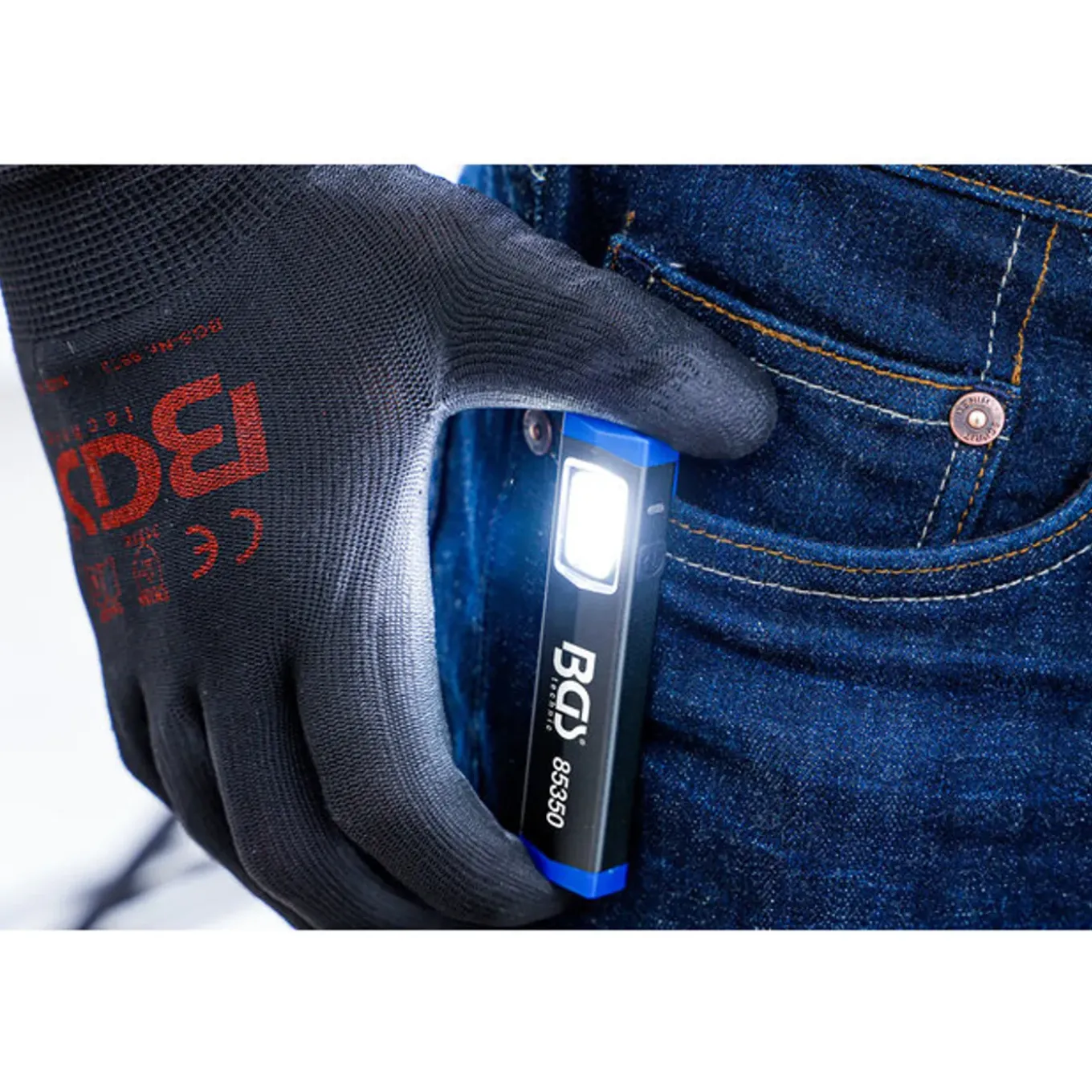 Bgs Mini Cob-led-looplamp Van Aluminium