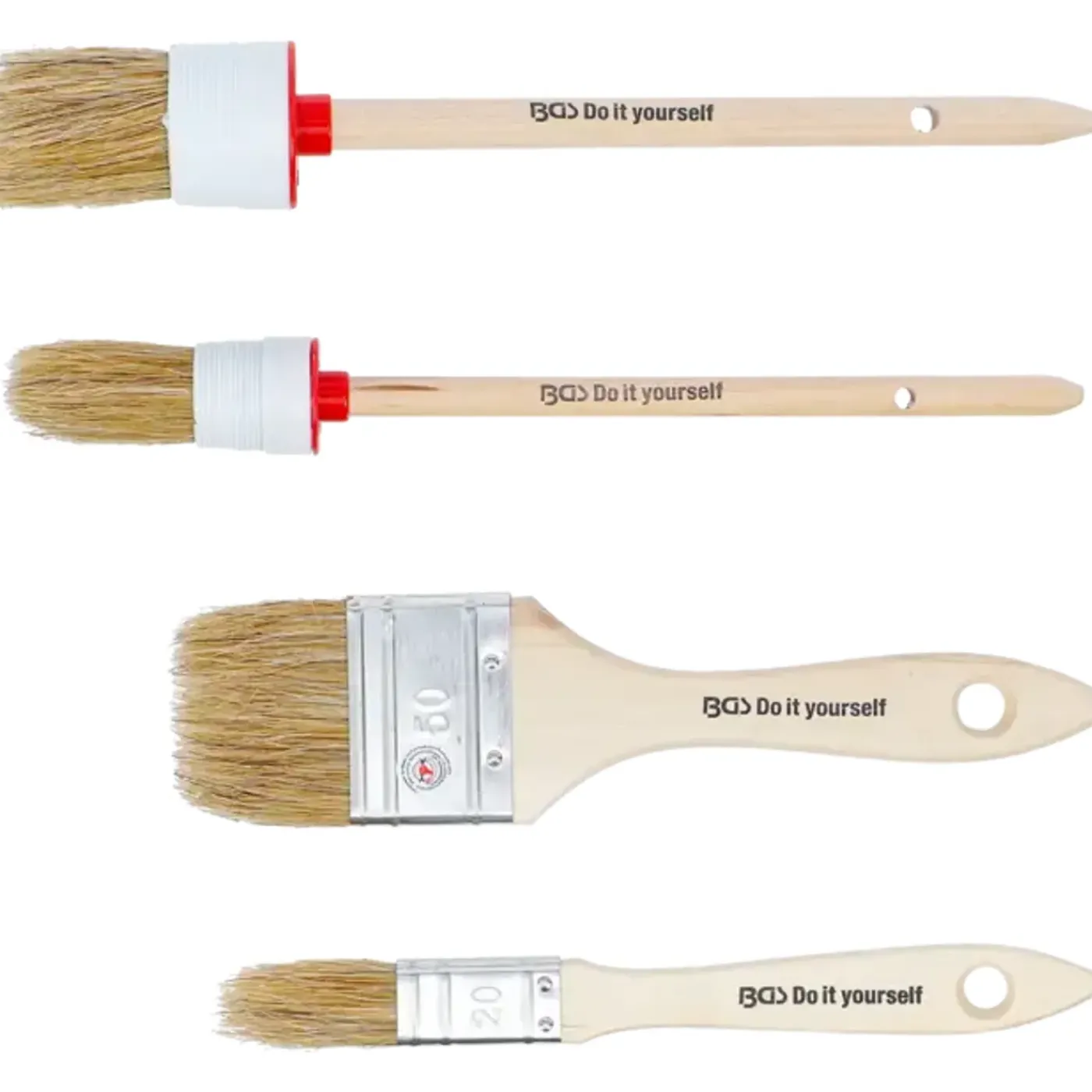 BGS technic Bgs Platte / Ring Penselenset - 4 Delig