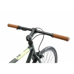 Bikestar Singlespeed 28 Inch Retro Wielrenfiets, Antraciet / Beige