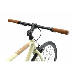 Bikestar Singlespeed 28 Inch Retro Wielrenfiets, Beige / Bruin