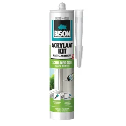 Bison acrylaatkit universeel grijs 300ml