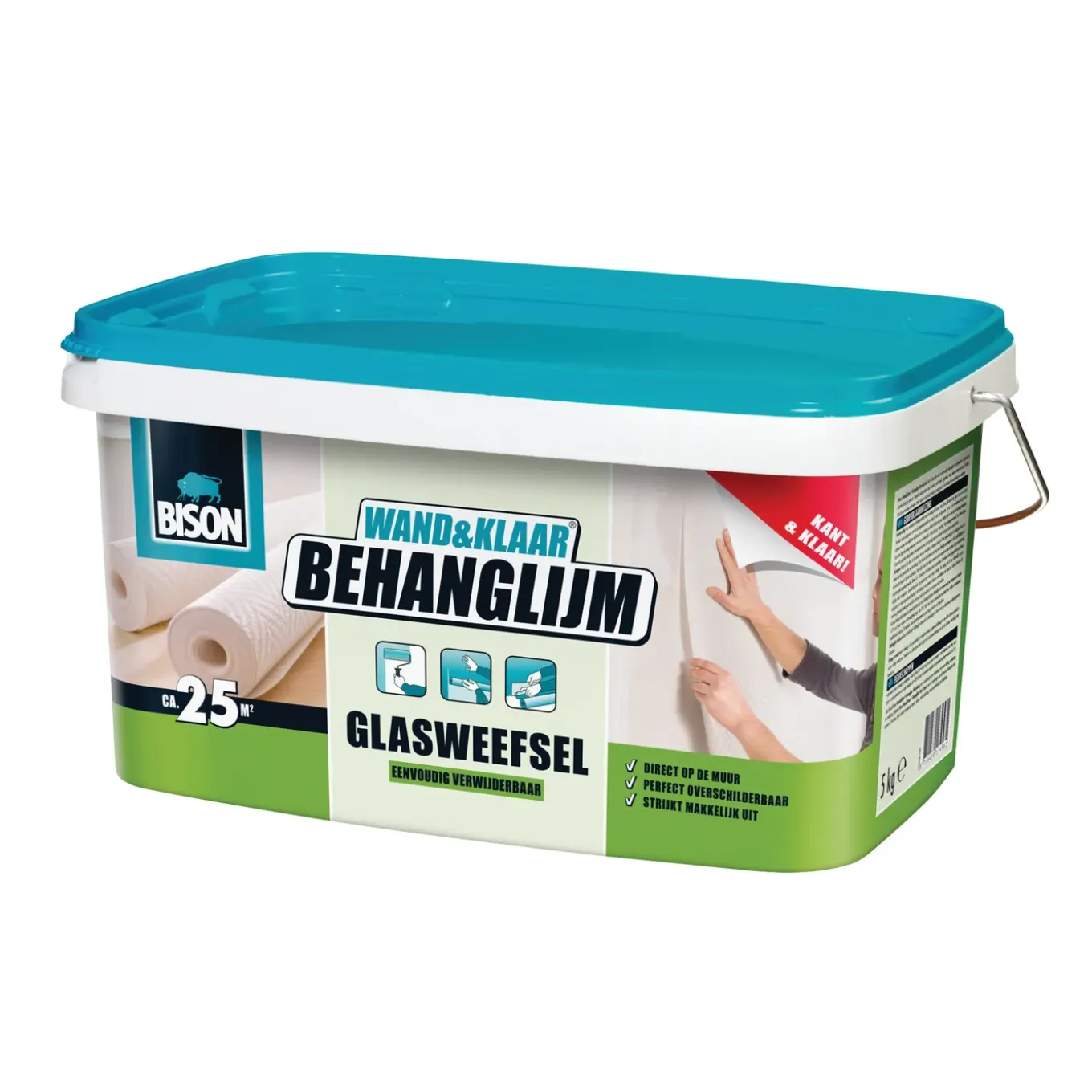 Bison behanglijm Wand&Klaar glasweefselbehang 5kg