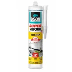 Bison siliconenkit super silicone kitchen transparant 300ml
