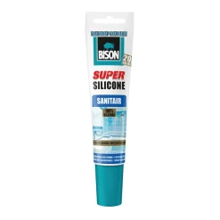 Bison siliconenkit super silicone sanitair transparant 150ml