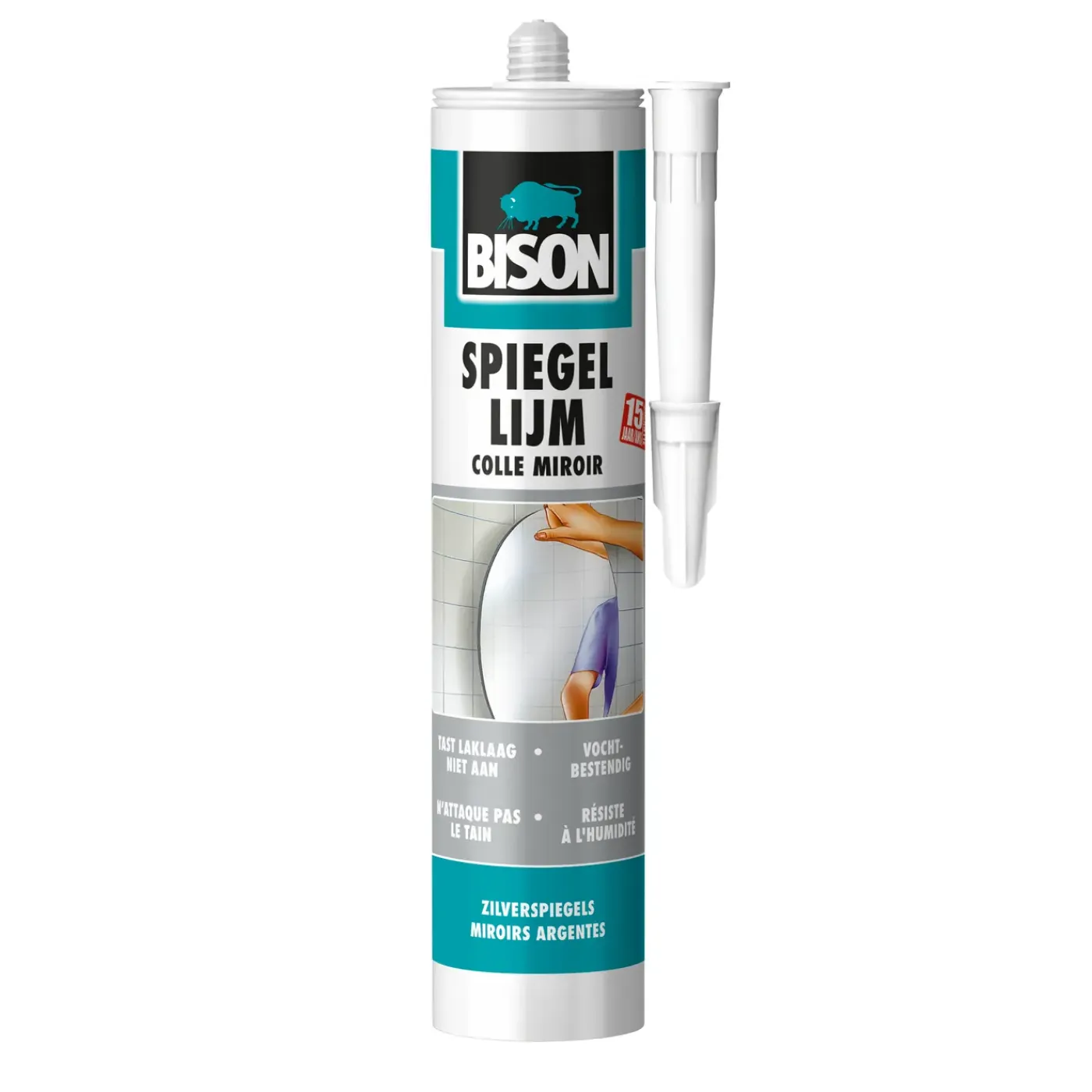 Bison spiegellijm 425g