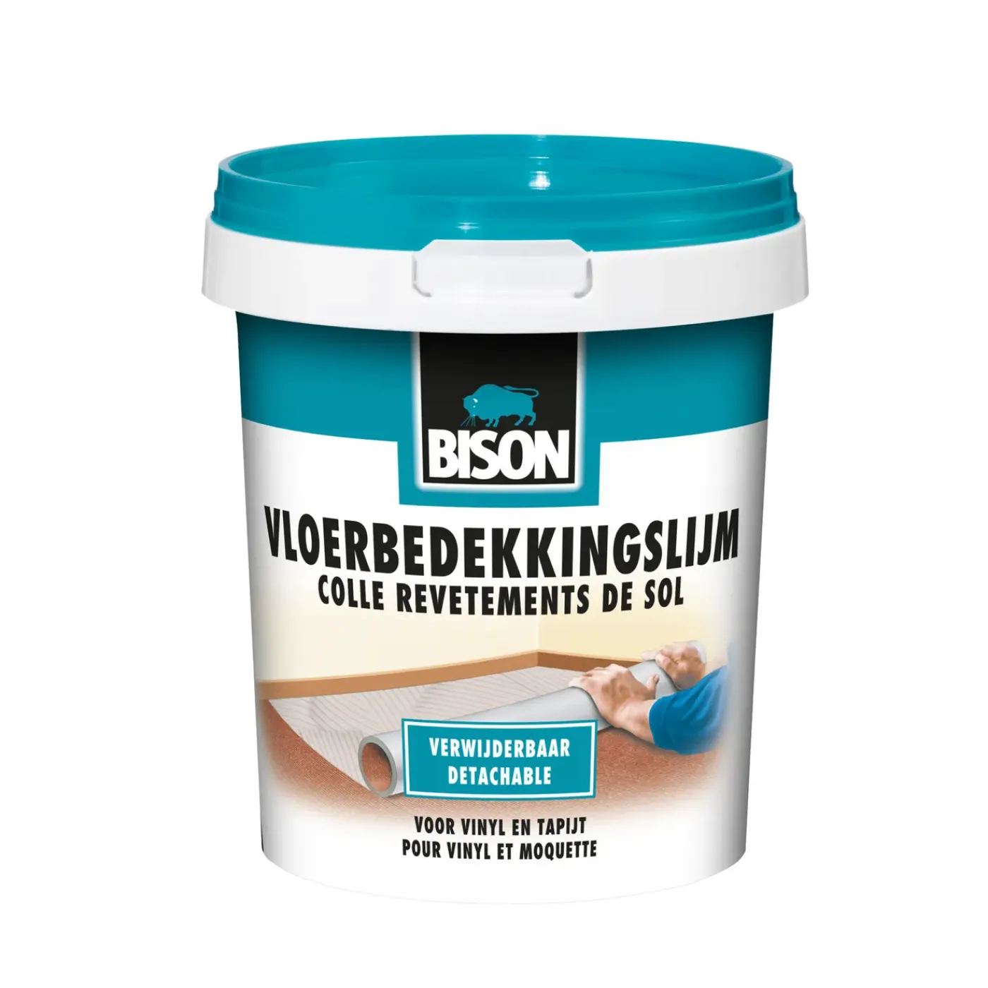 Bison vloerbedekkingslijm Verwijderbaar Pot 750g
