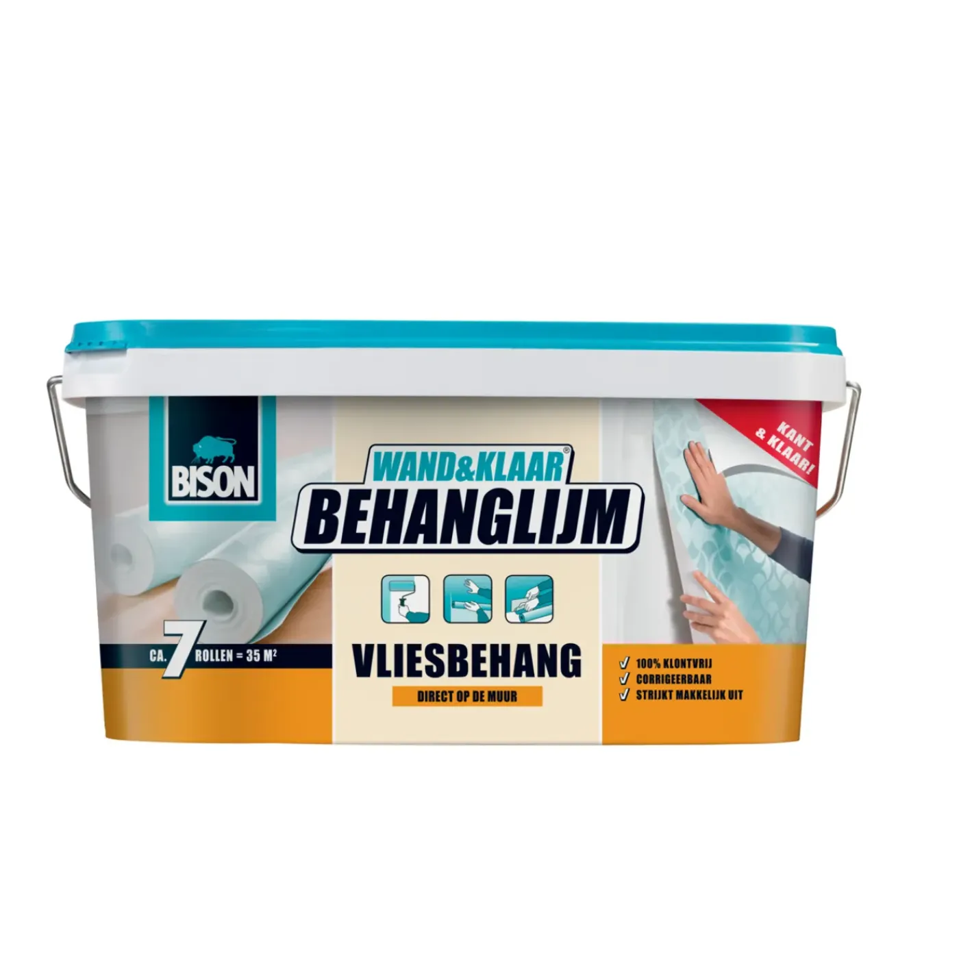 Bison Wand&Klaar Behanglijm Vlies - Wit - 2,5kg