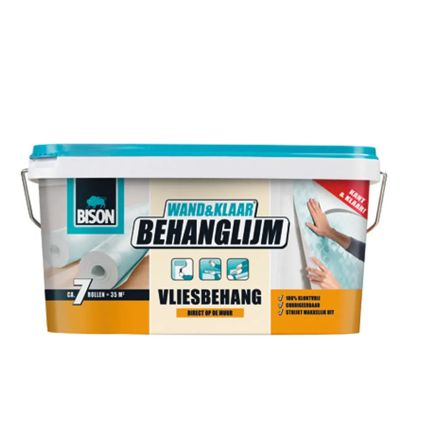 Bison Wand&Klaar Behanglijm Vlies - Wit - 2,5kg
