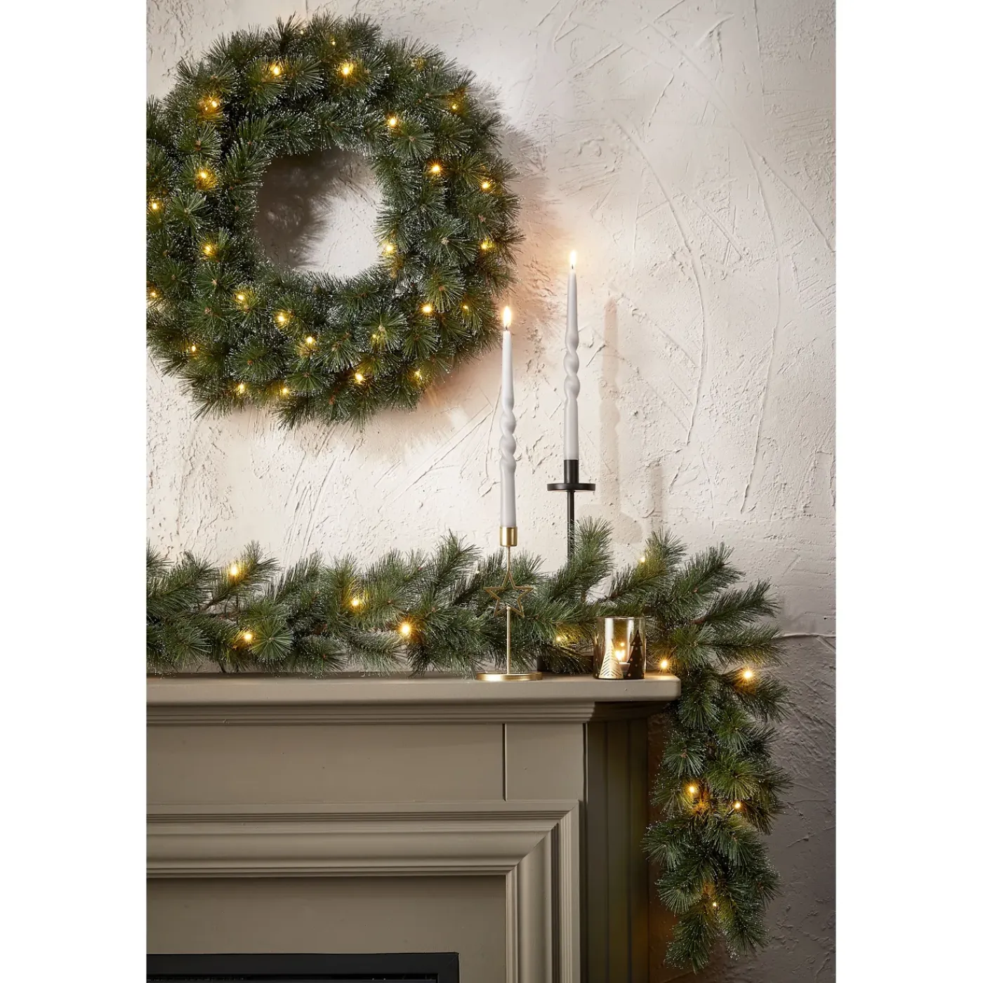 Black Box Trees Glendon Kerstslinger Met Led - L270 Cm