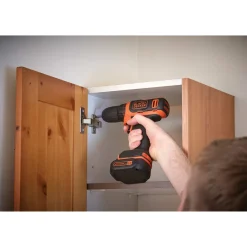 Black+Decker Accuboormachine BDCDD12-QW - 10,8V - (1x 1,5Ah)