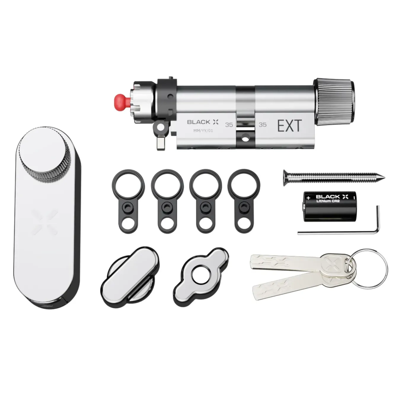 Black X Smart Lock 35/35mm - 45/45mm Chroom