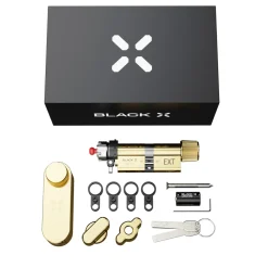 Black X Smart Lock 35/35mm - 45/45mm Messing