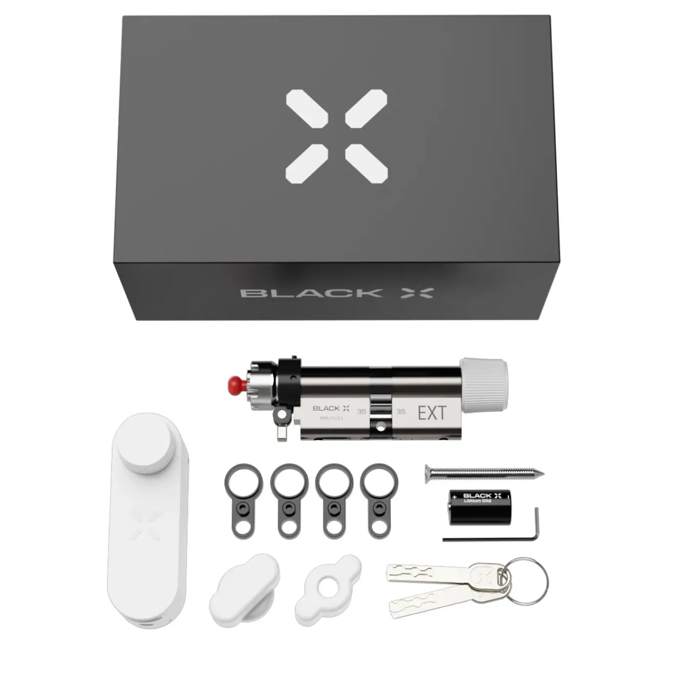 Black X Smart Lock 35/35mm - 45/45mm Wit