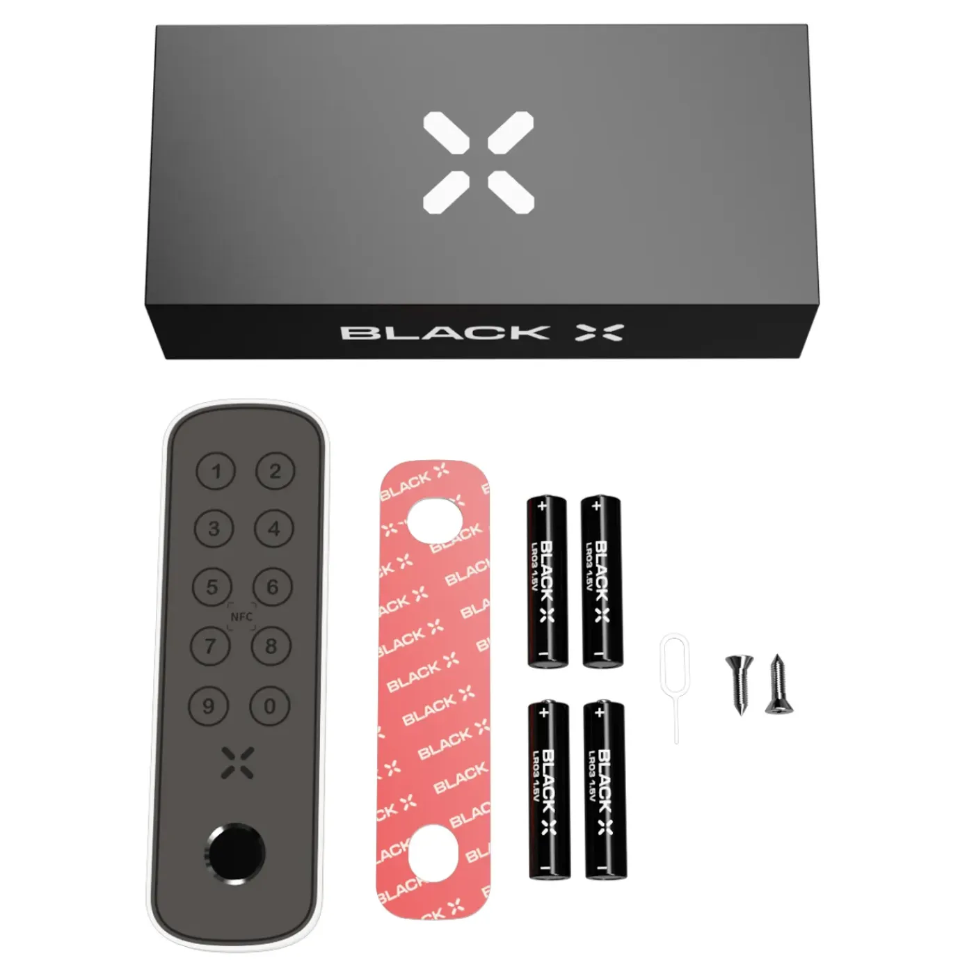 Black X Xpad+ Ovaal 138x42mm Wit