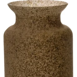Bloemenvaas Dubai - Beige/zand Graniet - Glas - D14 X H20 Cm