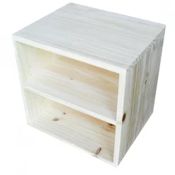 Blok 1 legbord in massief den 36x36x30cm