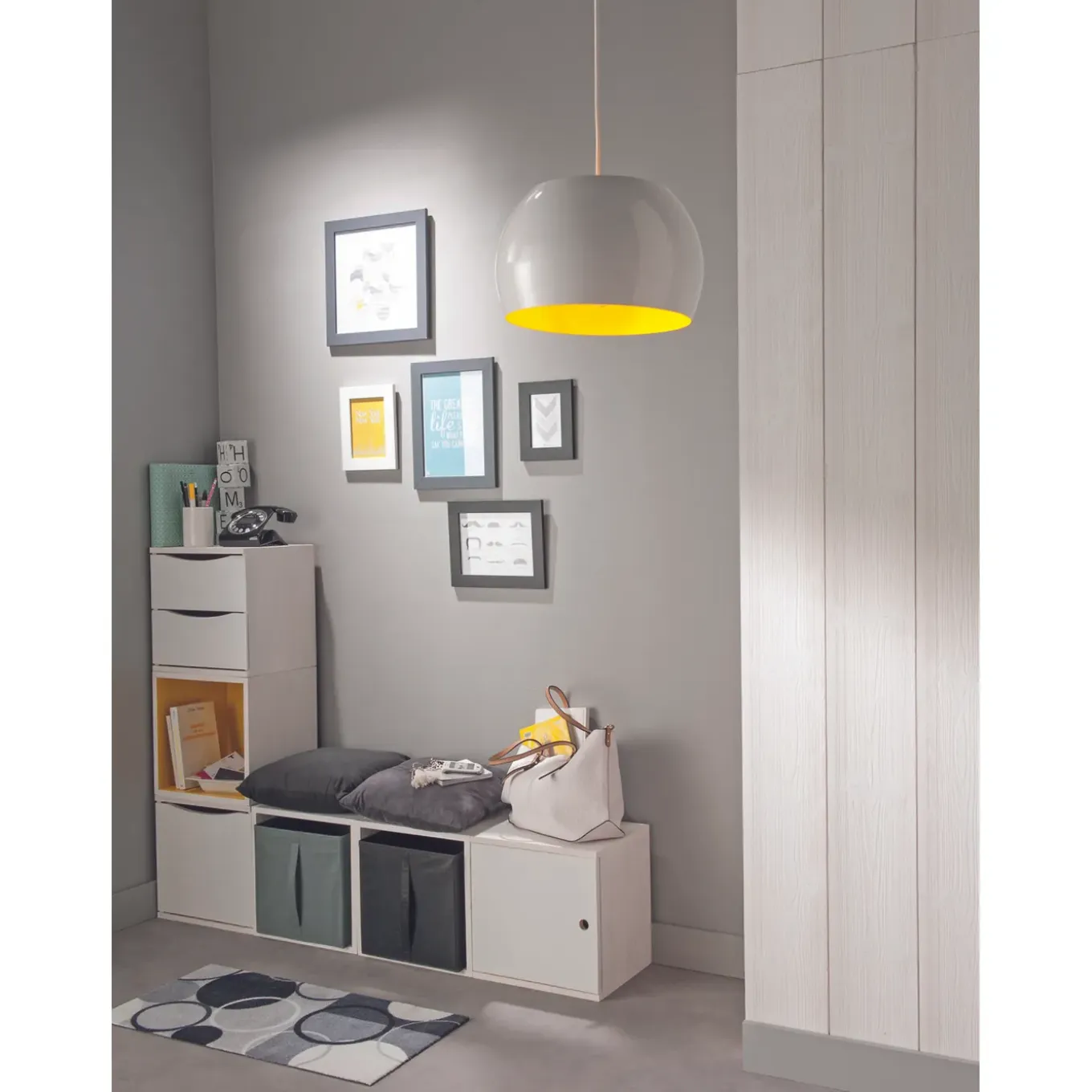 Blok 1 legbord in massief den 36x36x30cm