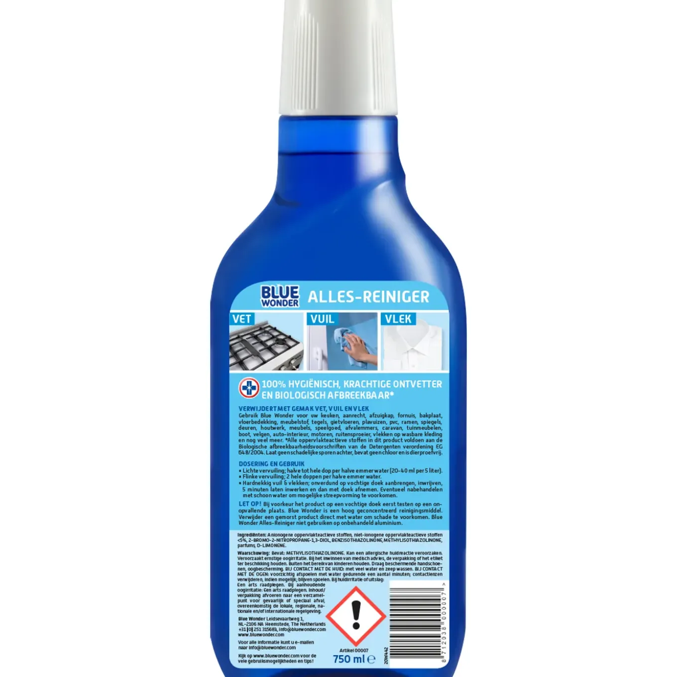 Blue Wonder allesreiniger 750ml