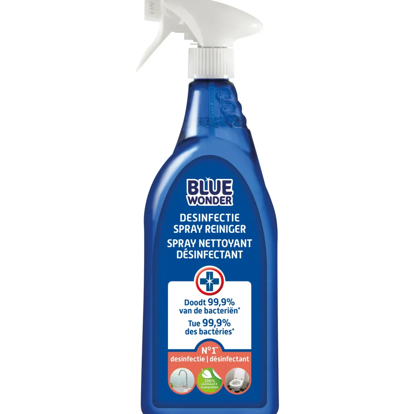 Blue Wonder desinfectie spray reiniger 750ml