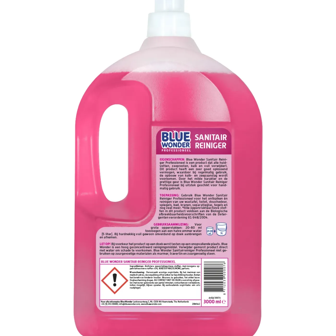 Blue Wonder sanitairreiniger professioneel 3L