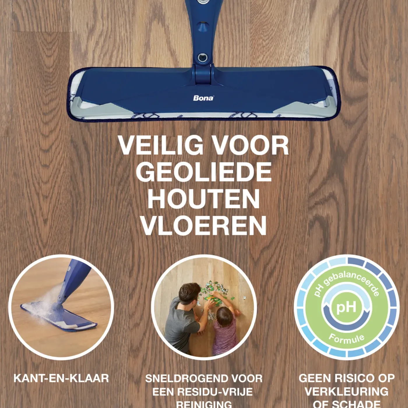 Bona Geoliede Houten Vloer Reiniger - Parketreiniger - Navulling 2,5 Liter