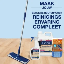 Bona Geoliede Houten Vloer Reiniger Spray - 2 x 1 Liter Multipack - Parketreiniger