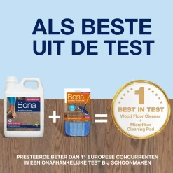Bona Houten Vloer Reiniger - Parketreiniger - Navulling 4 Liter - Gebruiksklaar
