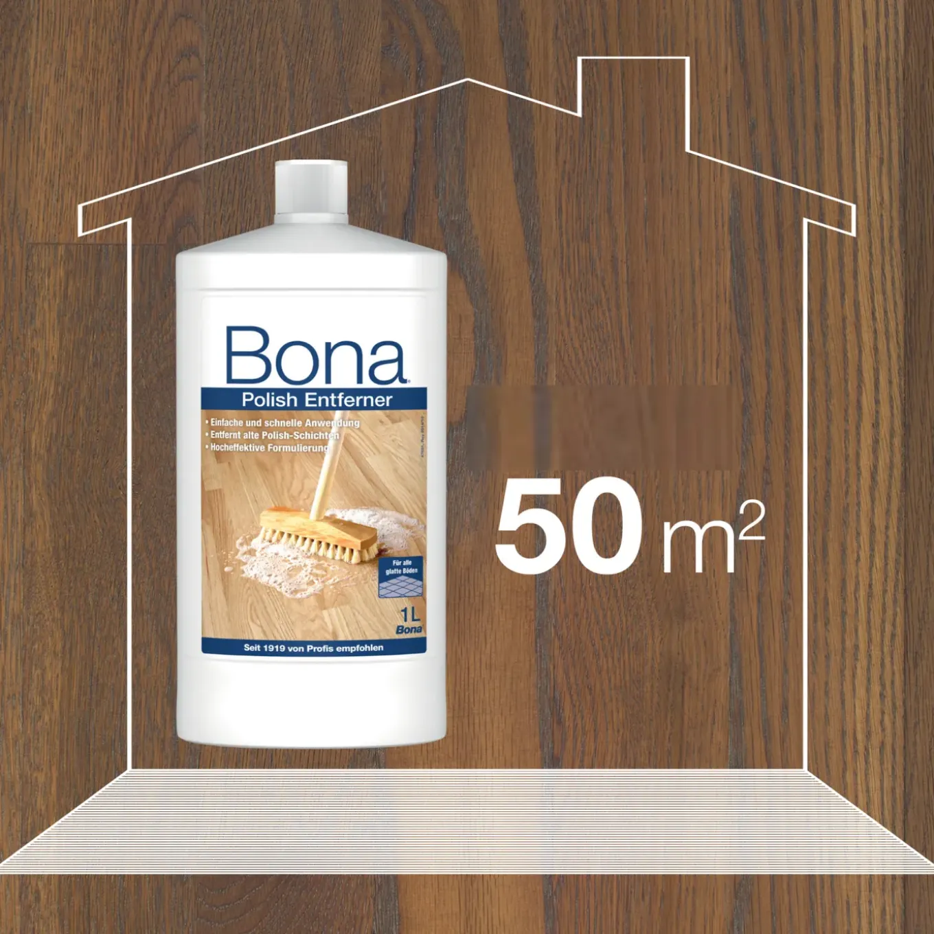 Bona Polish Remover - Houten Vloeren - Parketvloer - 1 Liter