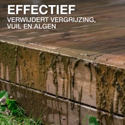 Bona Wood Deck Linseed Soap - Lijnoliezeep Vloeistof 4L - Terras Onderhoud - Natuurzeep