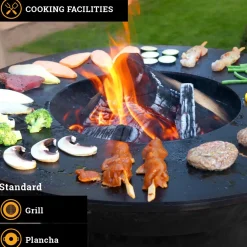 Bonfeu Bonbiza Island - Buitenkeuken Cortenstaal - 145x80x108 Cm - Incl. Plancha
