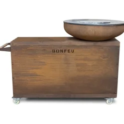 BonFeu Bonbiza Island Xl - Buitenkeuken Cortenstaal - 150x100x108 Cm - Incl. Plancha
