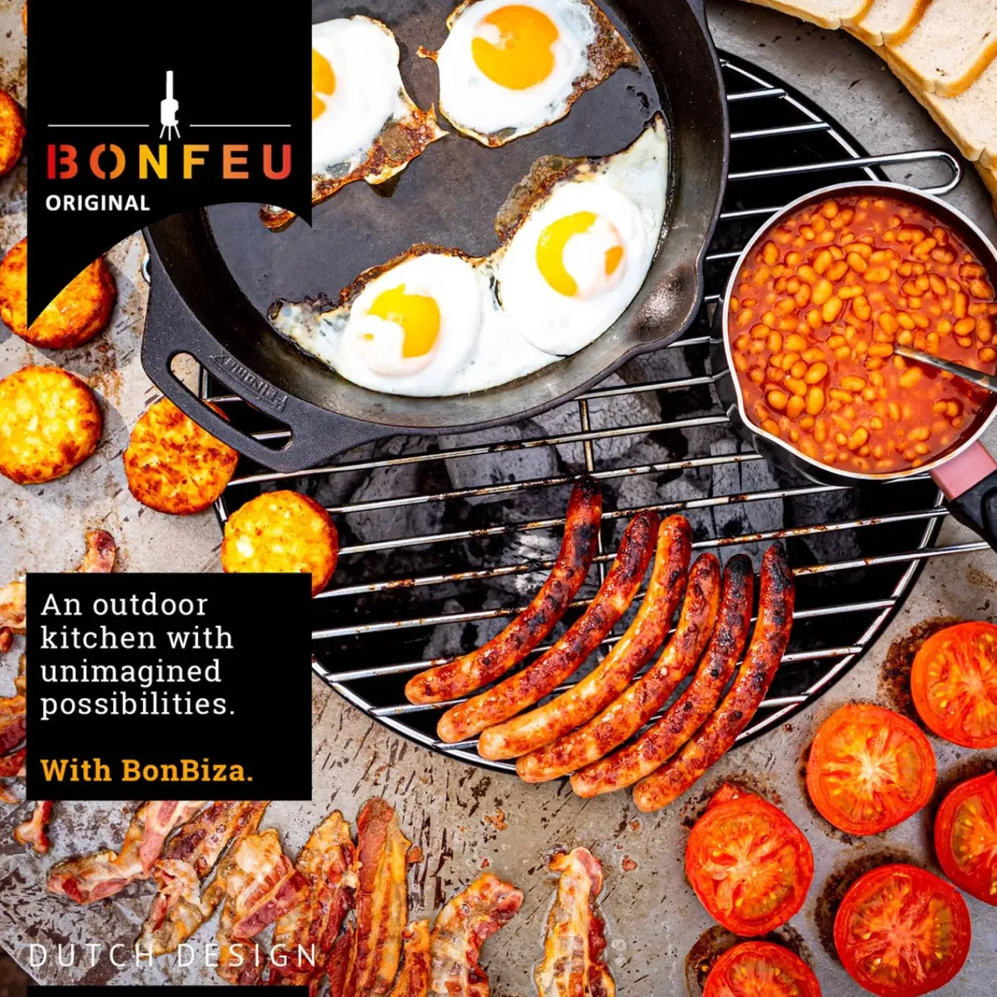 BonFeu Bonbiza Island Xl - Buitenkeuken Cortenstaal - 150x100x108 Cm - Incl. Plancha