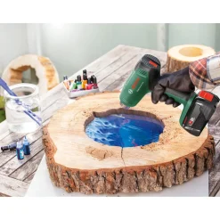 Bosch accu heteluchtpistool EasyHeat 18V-500 - accu - 18 V - geavanceerde warmtespiraaltechnologie