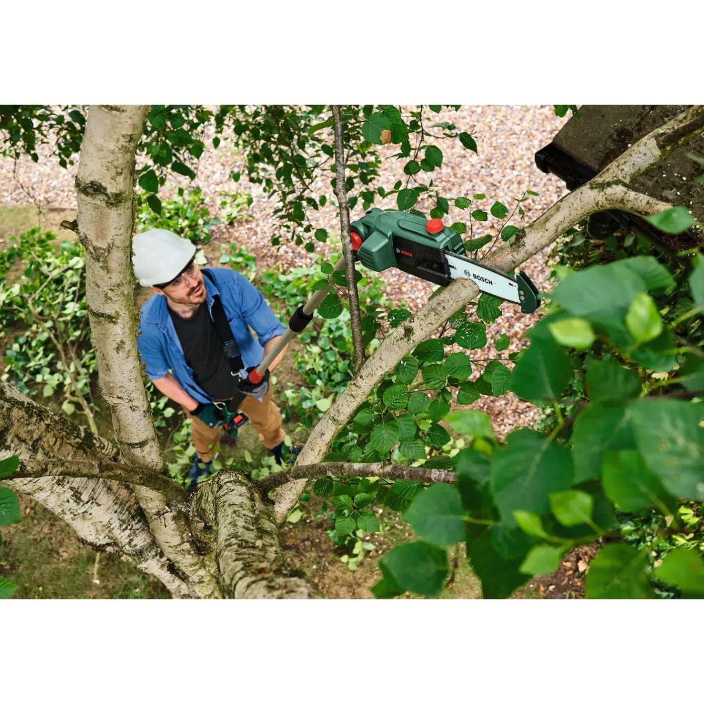 Bosch Accu Kettingzaag met Telescoopstang - 18V - (zonder accu)