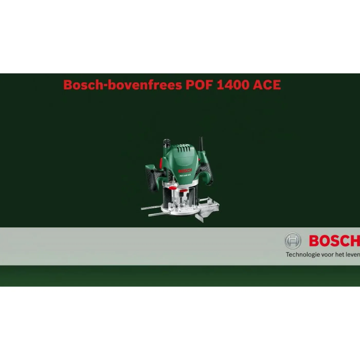 Bosch bovenfrees POF 1400 ACE - 1400W - Met snoer