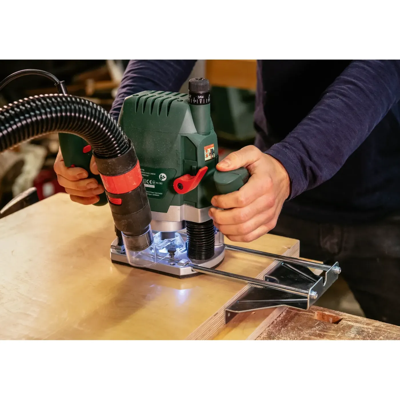 Bosch bovenfrees POF 1400 ACE - 1400W - Met snoer