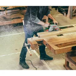 Bosch Cirkelzaag PKS 55 A - 1200W - diam. 160mm - Zaagdiepte 55mm